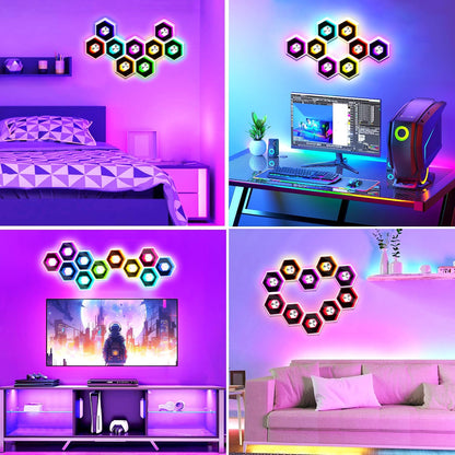 LED Desk Lamp with Clamp & Flexible Arm - 3 Light Sources, 4 Color Modes & 5 Brightness Levels, Eye-Caring Table Light with Memory Function
