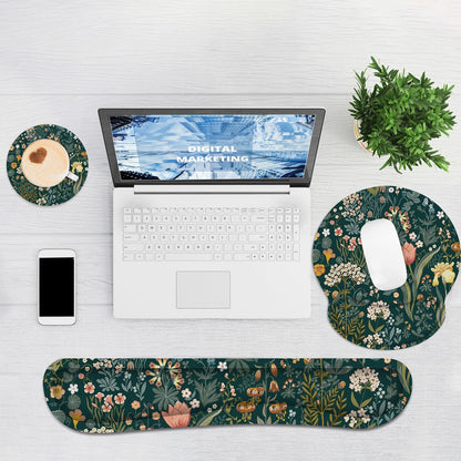 Ergonomic Mouse Pad with Wrist Rest and Keyboard Wrist Rest, Mousepad