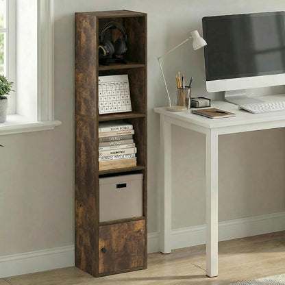 Furinno PASIR Book Shelf, 2-Tier Modern Bookshelf, Open Shelves Bookcase 9 x 12 x 21, Easy Assembly, for Living Room, Bedroom, Home Office, White