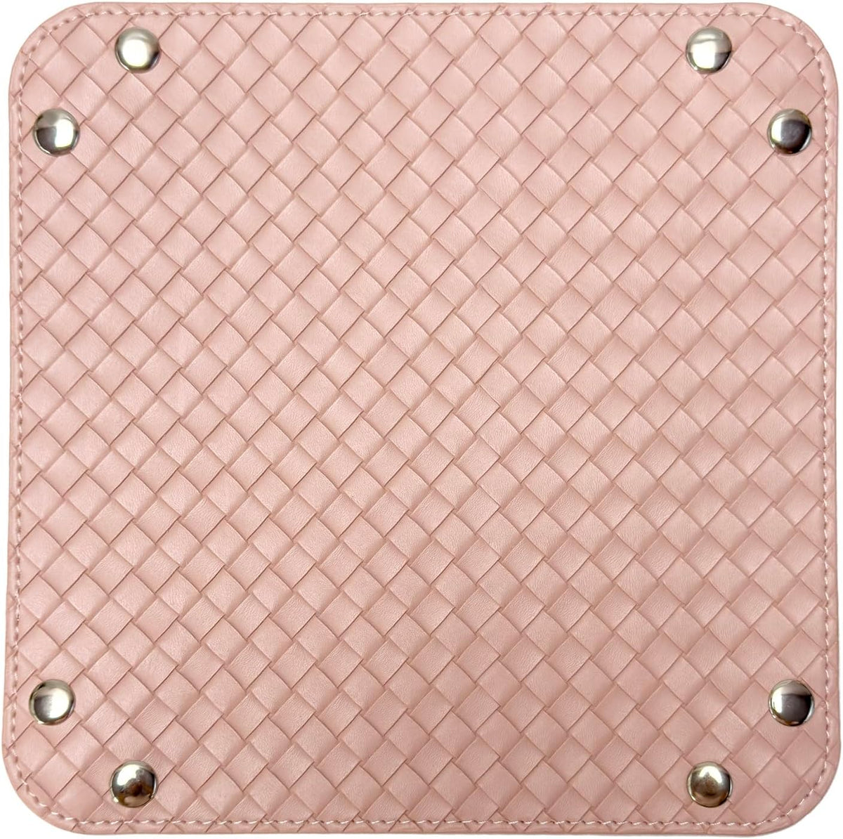 UnionBasic Small Valet Tray, Jewelry Tray for Rings Watches Earrings, Entryway Catchall Caddy for Coins Keys Change, Nightstand Bedside Valet Holder, Trays for Electronic Gadgets, Beige - Colors B