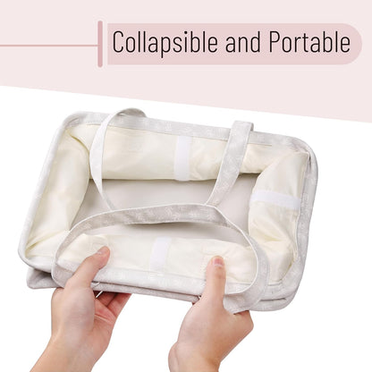 Baby Diaper Caddy Organizer, Gray, Medium