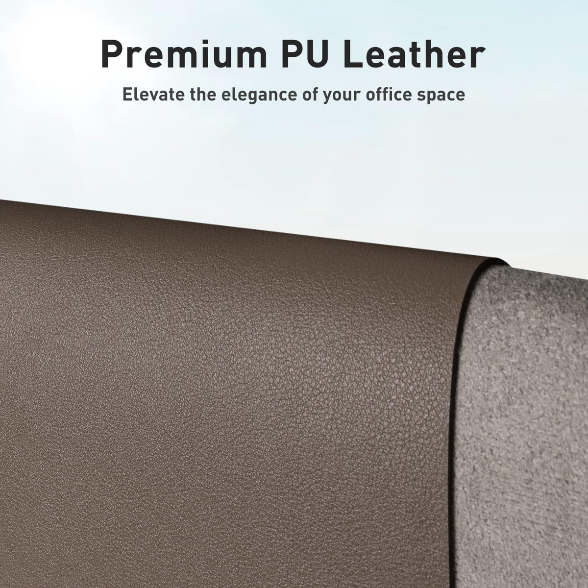 Aothia Leather Office Desk Pad Protector, Non-Slip PU Leather Desk Blotter, Waterproof Laptop Writing Mouse Pad for Office and Home, Black, 31.5" x 15.7" - Colors B