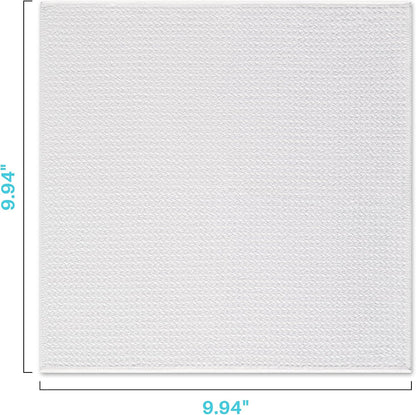 18 Pack Microfiber Cleaning Cloth, Kitchen Towels for Dish Drying Washing, Absorbent Streak Free Lint Free Rags for Cleaning, Reusable and Washable Towels - 10" x 10"