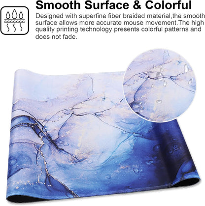 XXL Professional Large Mouse Pad & Computer Game Mouse Mat (35.4x15.7x0.1IN, Map) (90 * 40 Map)