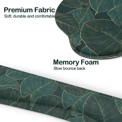 Ergonomic Mouse Pad with Wrist Rest and Keyboard Wrist Rest, Mousepad