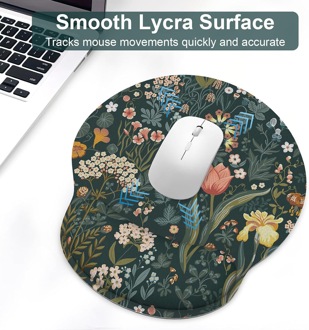 Ergonomic Mouse Pad with Wrist Rest and Keyboard Wrist Rest, Mousepad