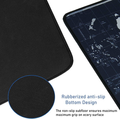 Large Extended Gaming Mouse Pad with Stitched Edges (31.5X15.7In) Mousepad