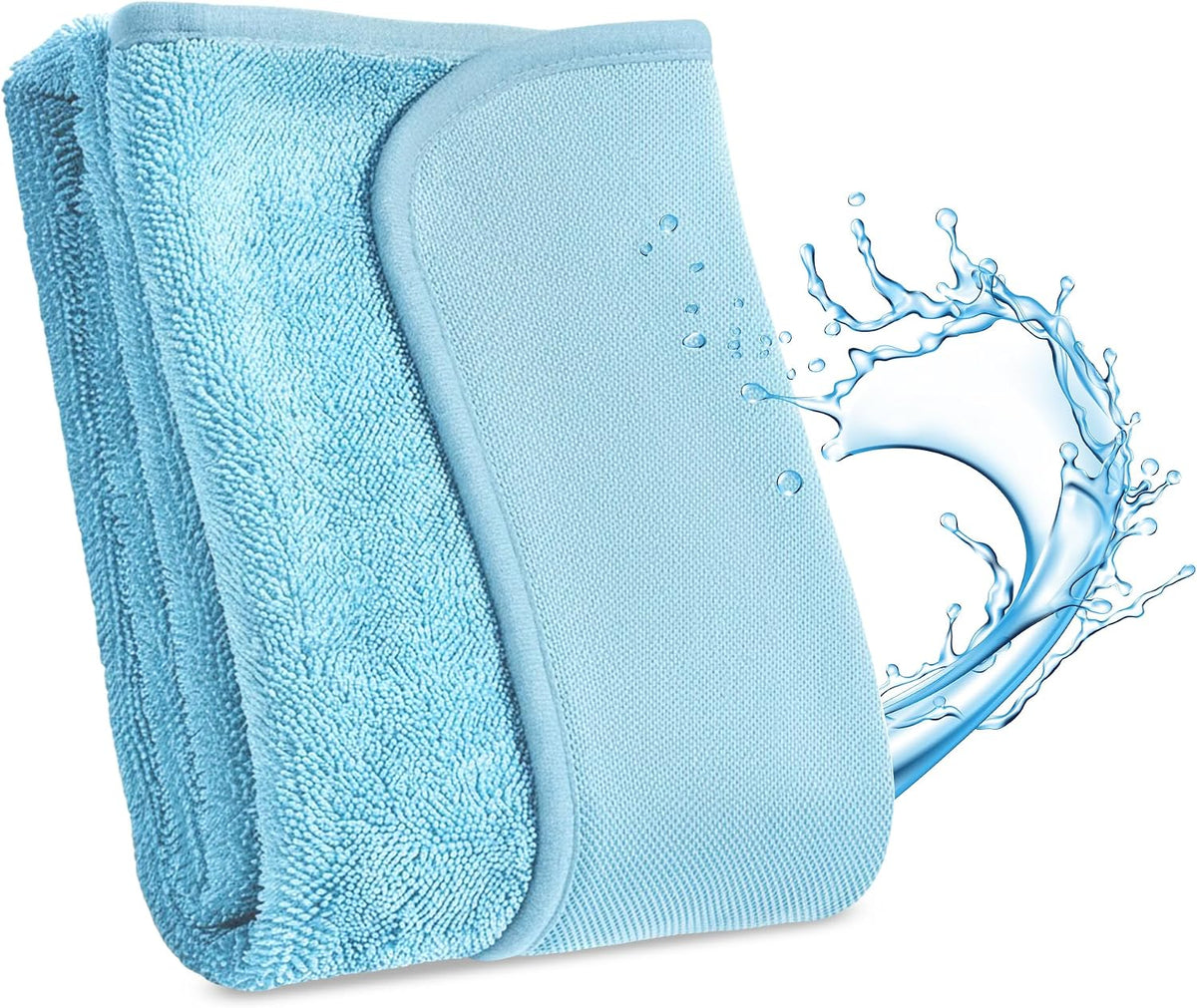 18 Pack Microfiber Cleaning Cloth, Kitchen Towels for Dish Drying Washing, Absorbent Streak Free Lint Free Rags for Cleaning, Reusable and Washable Towels - 10" x 10"