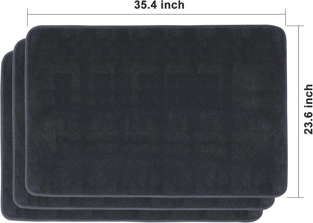 18 Pack Microfiber Cleaning Cloth, Kitchen Towels for Dish Drying Washing, Absorbent Streak Free Lint Free Rags for Cleaning, Reusable and Washable Towels - 10" x 10"