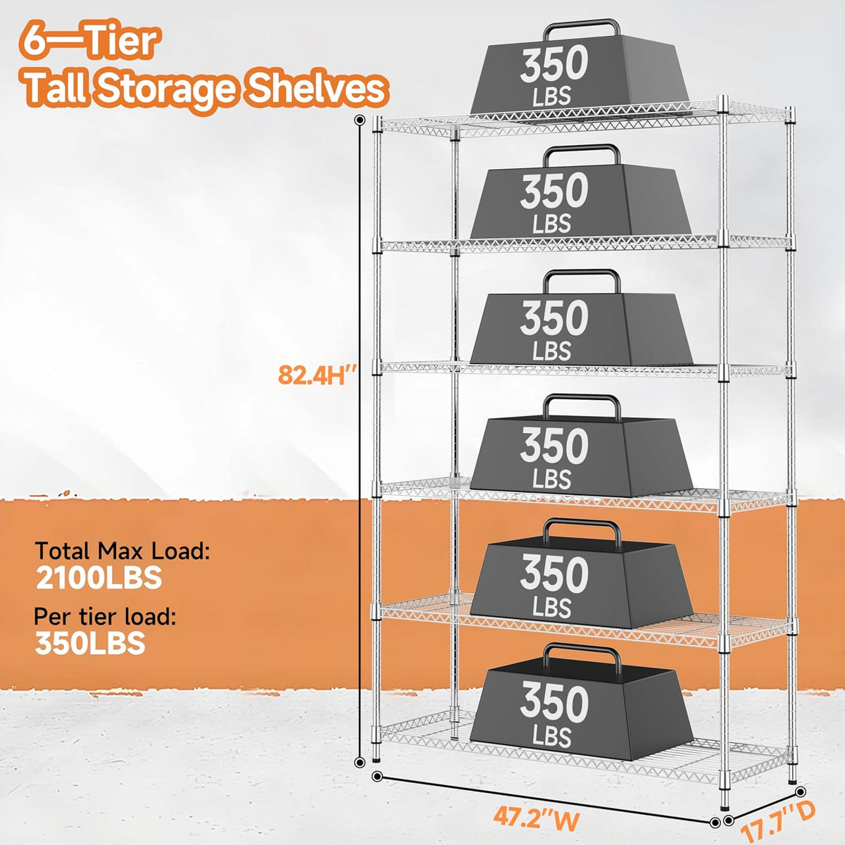 M MZG 450 lbs Steel Storage Shelving 3-Tier Utility Shelving Unit Steel Organizer Wire Rack for Home,Kitchen,Office (11.8" D x 17.7" W x 26.3" H) - Colors B