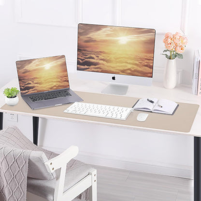 Large Desk Mat, 47" x 17", Black