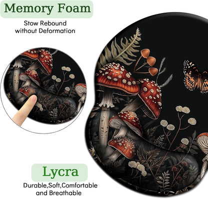 Funny Ergonomic Mouse Pad with Wrist Rest, Cat Desk Decor Gifts - Colors A