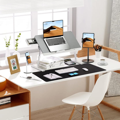 Large Desk Mat, 47" x 17", Black