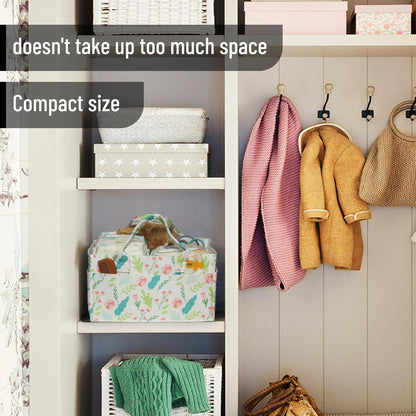Baby Diaper Caddy Organizer, Gray, Medium