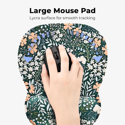 Ergonomic Mouse Pad with Wrist Rest, Memory Foam Support Mousepad