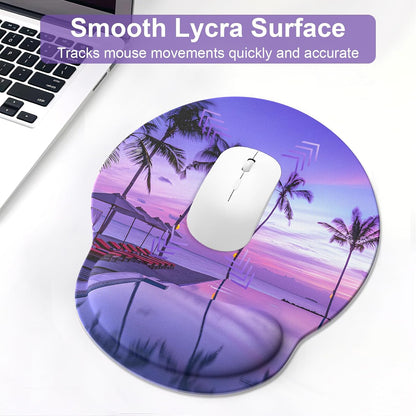 Ergonomic Mouse Pad with Wrist Rest and Keyboard Wrist Rest, Mousepad
