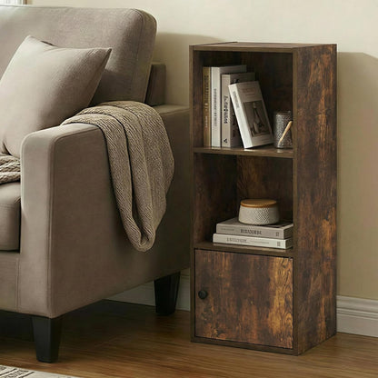 Furinno PASIR Book Shelf, 2-Tier Modern Bookshelf, Open Shelves Bookcase 9 x 12 x 21, Easy Assembly, for Living Room, Bedroom, Home Office, White
