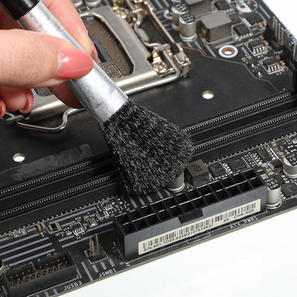 9 Pcs Keyboard Cleaning Brushes Kit Keyboard Brush Anti Static Brush with Keycap Puller & Tweezers Nylon Dust Cleaning Brushes for Computer Laptop Mechanical Keyboards Camera Motherboard Small Space