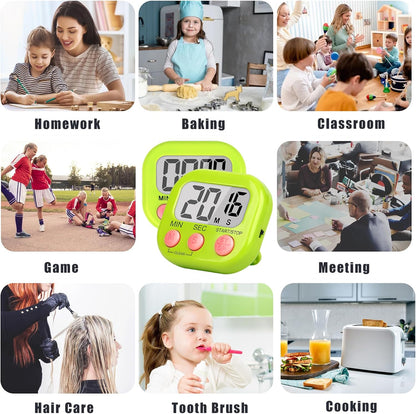 ZILLEEN Classroom Timer for Kids Teachers 2 Pack Digital Timers