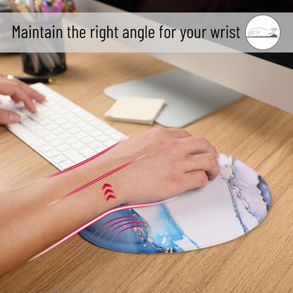 Ergonomic Mouse Pad with Wrist Rest