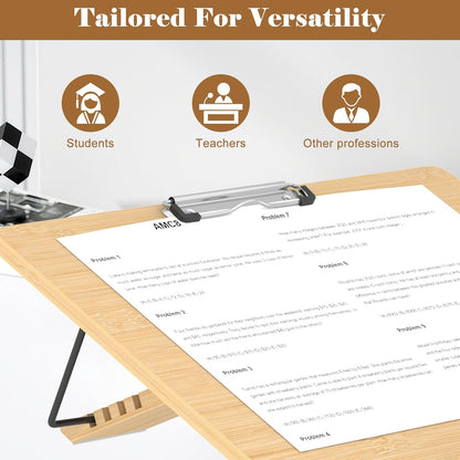 Slant Board for Writing Adjustable Slanted Writing Board Easel for Desk