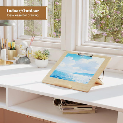 Slant Board for Writing Adjustable Slanted Writing Board Easel for Desk