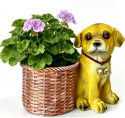 3.3” Mini Panda Ceramic Planter, Adorable Mini Indoor Plant Pot with Drainage Hole, Cute Animal Flower Pot for Succulents, Herbs, Small Desk Plant, Home Office Desk Decor