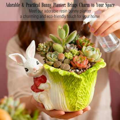 3.3” Mini Panda Ceramic Planter, Adorable Mini Indoor Plant Pot with Drainage Hole, Cute Animal Flower Pot for Succulents, Herbs, Small Desk Plant, Home Office Desk Decor