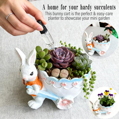 3.3” Mini Panda Ceramic Planter, Adorable Mini Indoor Plant Pot with Drainage Hole, Cute Animal Flower Pot for Succulents, Herbs, Small Desk Plant, Home Office Desk Decor