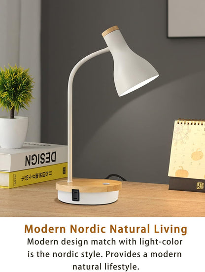 Metal Desk Lamp Wireless Charging Table Lamp Touch Reading Lights