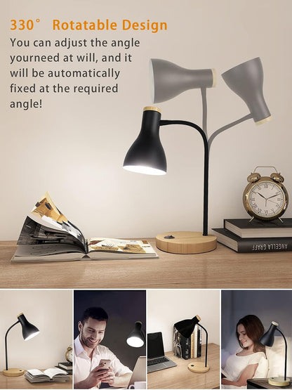 Metal Desk Lamp Wireless Charging Table Lamp Touch Reading Lights