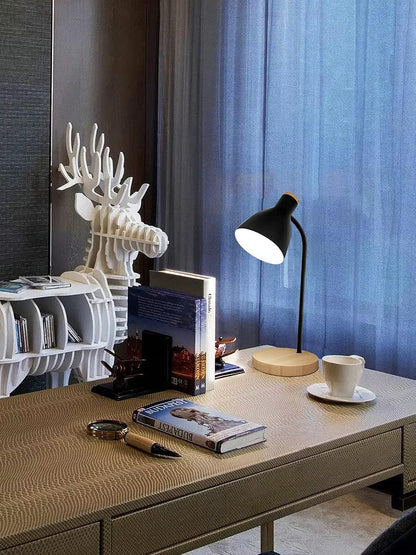 Metal Desk Lamp Wireless Charging Table Lamp Touch Reading Lights