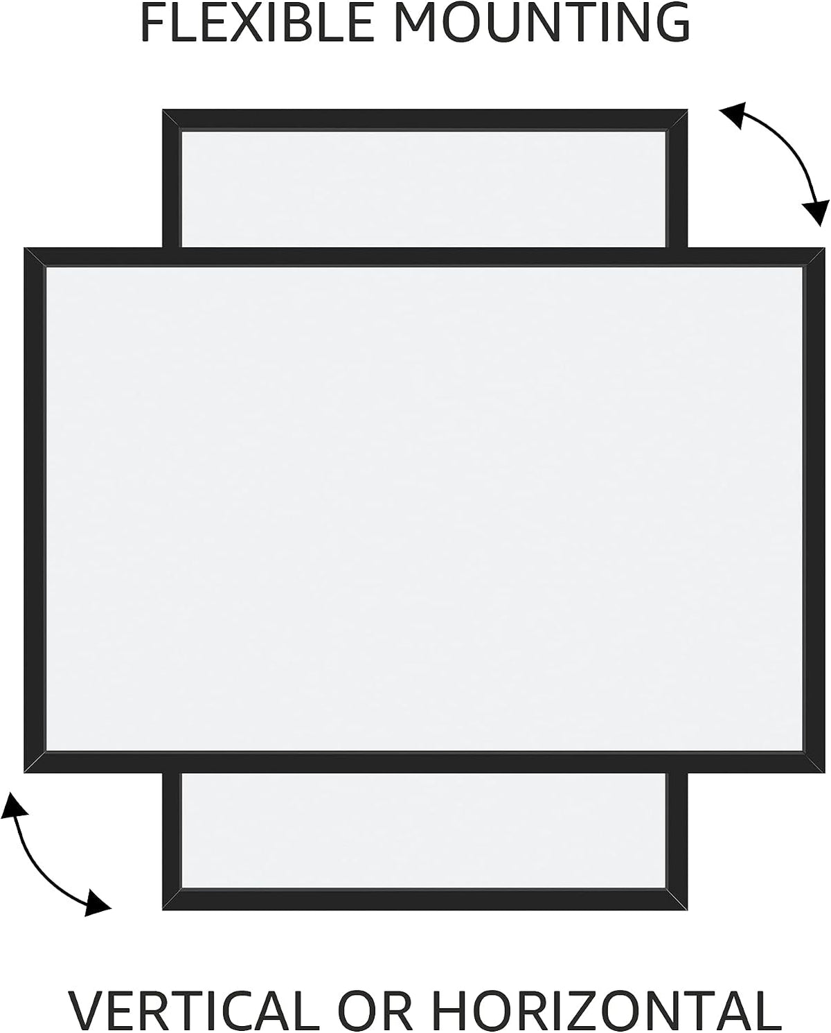 Magnetic Dry Erase Whiteboard, 36"W x 24"H, Aluminum Frame, Silver/White, Easy to Install and Clean