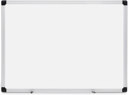 Magnetic Dry Erase Whiteboard, 36"W x 24"H, Aluminum Frame, Silver/White, Easy to Install and Clean