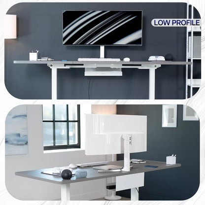Black 17 in Under Desk Cable Management Tray, DESK-AC06-1C