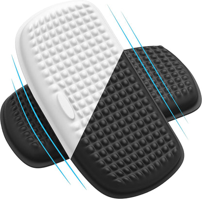 L-Shaped Desk Elbow Pad for Desk, Memory Foam Elbow Support Padding with Non-Slip, Ergonomic Desk Edge Cushion, Wrist Comfort Support for Office Home (Diamond Black)