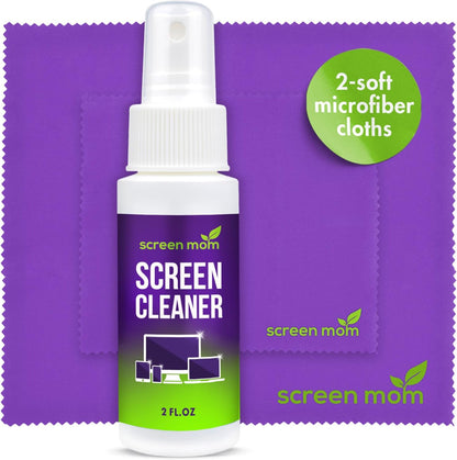 Screen Cleaner Spray 2oz Bottle for TV, Car, Laptop & Computer