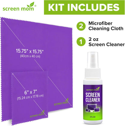 Screen Cleaner Spray 2oz Bottle for TV, Car, Laptop & Computer