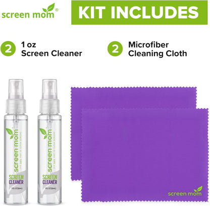 Screen Cleaner Spray 2oz Bottle for TV, Car, Laptop & Computer