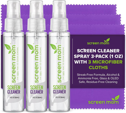 Screen Cleaner Spray 2oz Bottle for TV, Car, Laptop & Computer