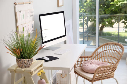 Fake Plants Potted Artificial Succulents Home Office Decor