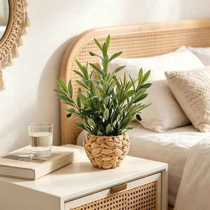 Fake Plants Potted Artificial Succulents Home Office Decor