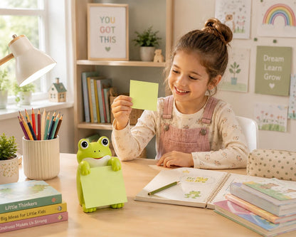 Sea Turtle Pop-Up Sticky Note Dispenser for 3 x 3 in Notes, Blue