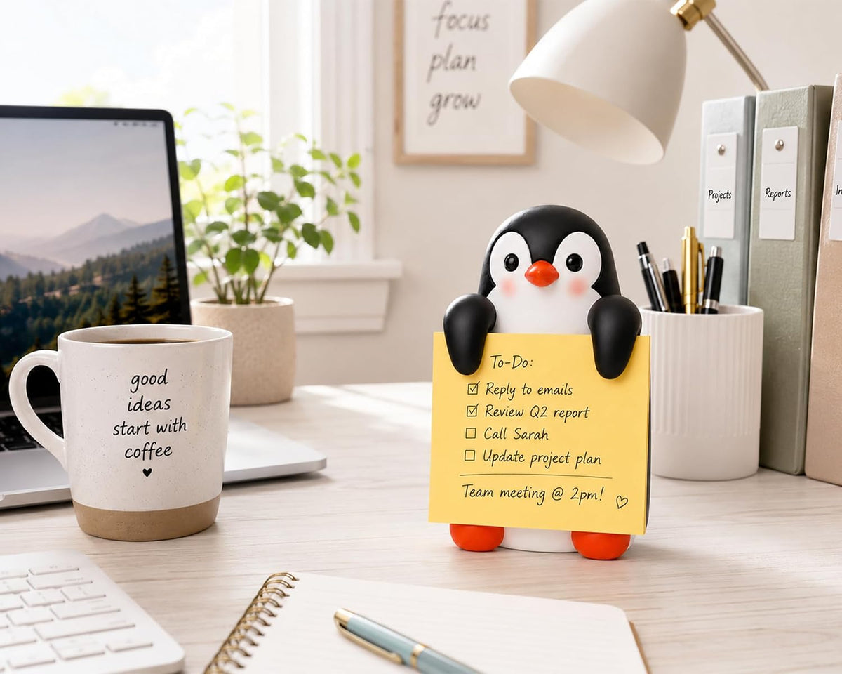 Sea Turtle Pop-Up Sticky Note Dispenser for 3 x 3 in Notes, Blue