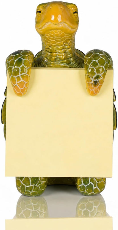 Sea Turtle Pop-Up Sticky Note Dispenser for 3 x 3 in Notes, Blue