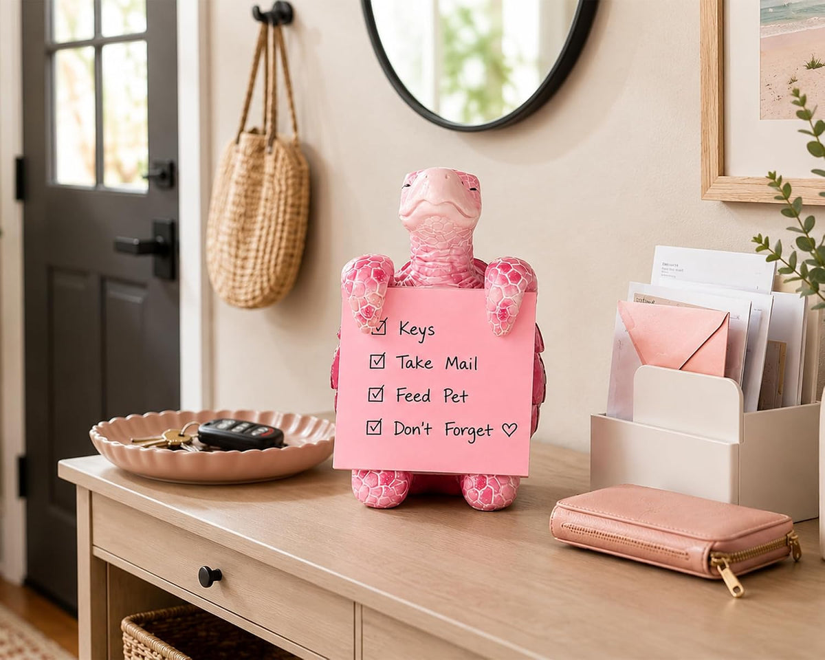 Sea Turtle Pop-Up Sticky Note Dispenser for 3 x 3 in Notes, Blue