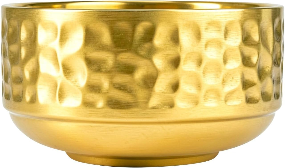 Paper Clip Holder, Paperclips Holders for Desk, Gold Bowl for Binder Bobby Pin, Paper Clip Dispenser(gold)