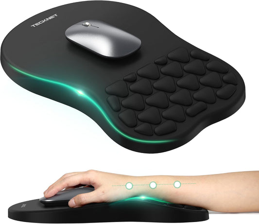 Ergonomic Mouse Pad with Wrist Rest,Soft Comfortable Massage Design