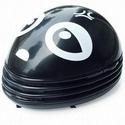 Cute Portable Cartoon Mini Desktop Vacuum Cleaner Table Dust Crumb Sweeper(Red#002)