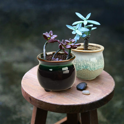 2.1 Inch Ceramic Small Succulent Pot,Plant Pots,Mini Flower Pots